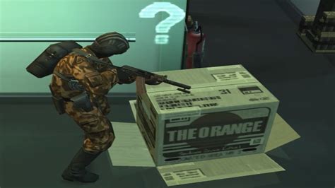 metal gear item box|snake in cardboard box.